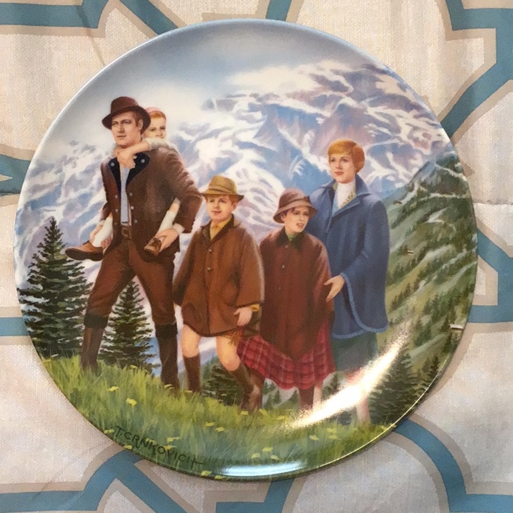 The Sound of Music Climb Ev’ry Mountain plate